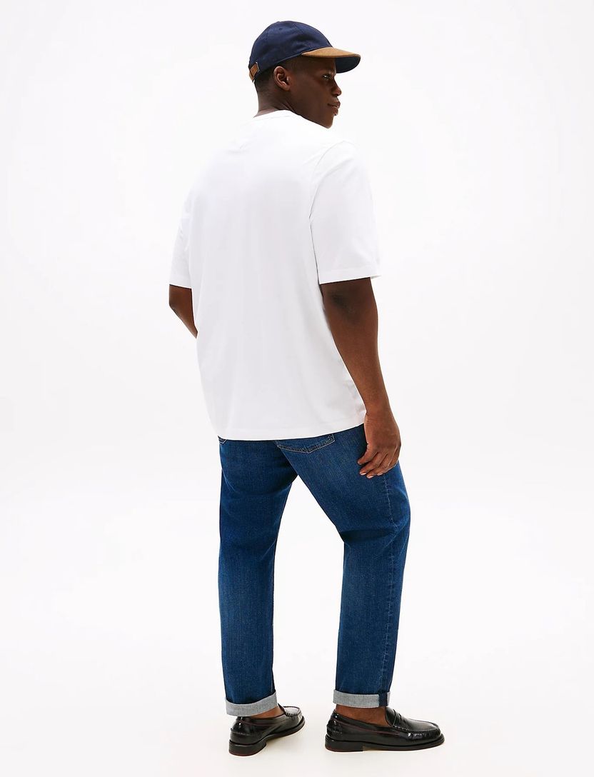 Tommy Hilfiger t-shirt korte mouw wit Plus Size