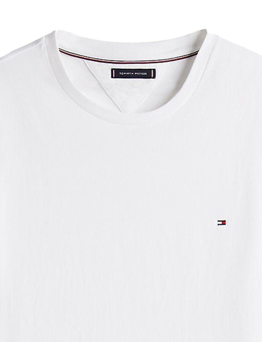 Tommy Hilfiger t-shirt korte mouw wit Plus Size