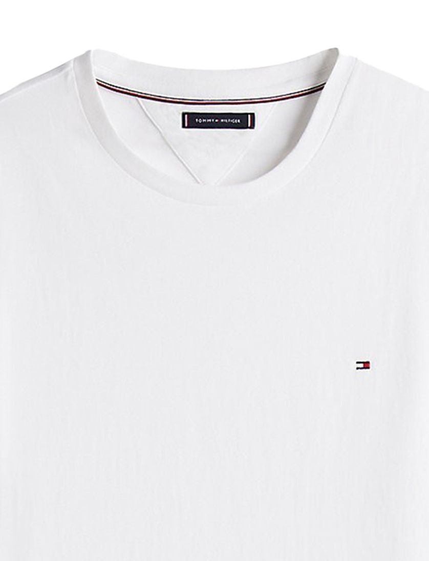 Tommy Hilfiger t-shirt korte mouw wit Plus Size