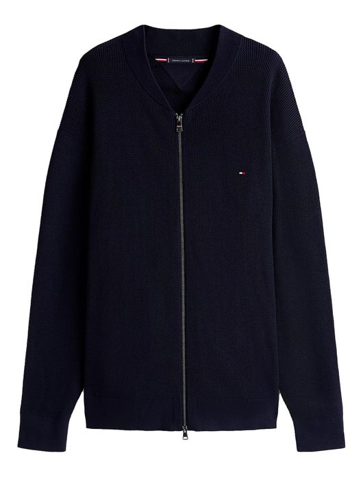 Tommy Hilfiger gebreid vest donkerblauw Plus Size