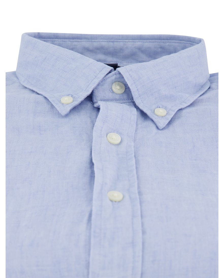 Tommy Hilfiger overhemd lichtblauw effen normale fit