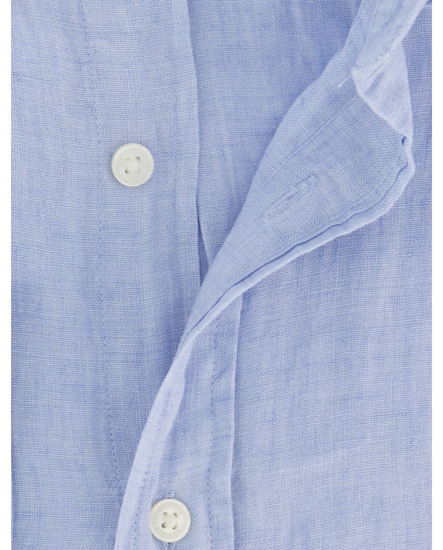 Tommy Hilfiger overhemd lichtblauw effen normale fit