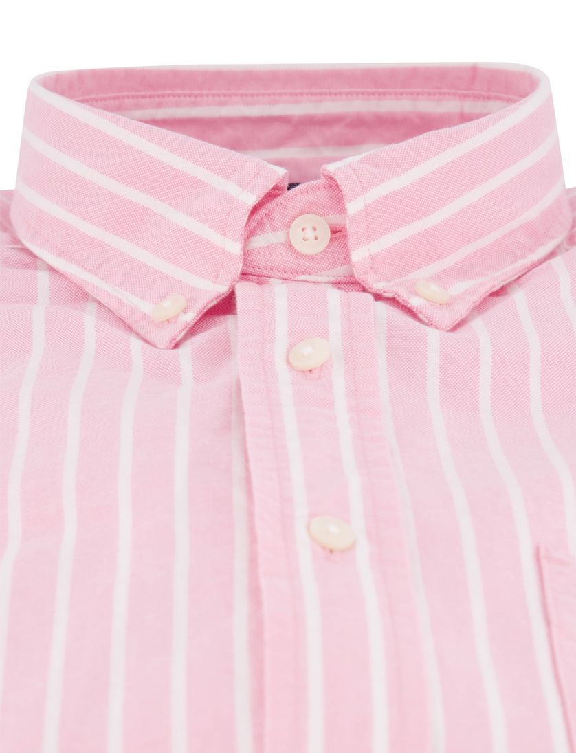overhemd Tommy Hilfiger Regular Fit roze gestreept
