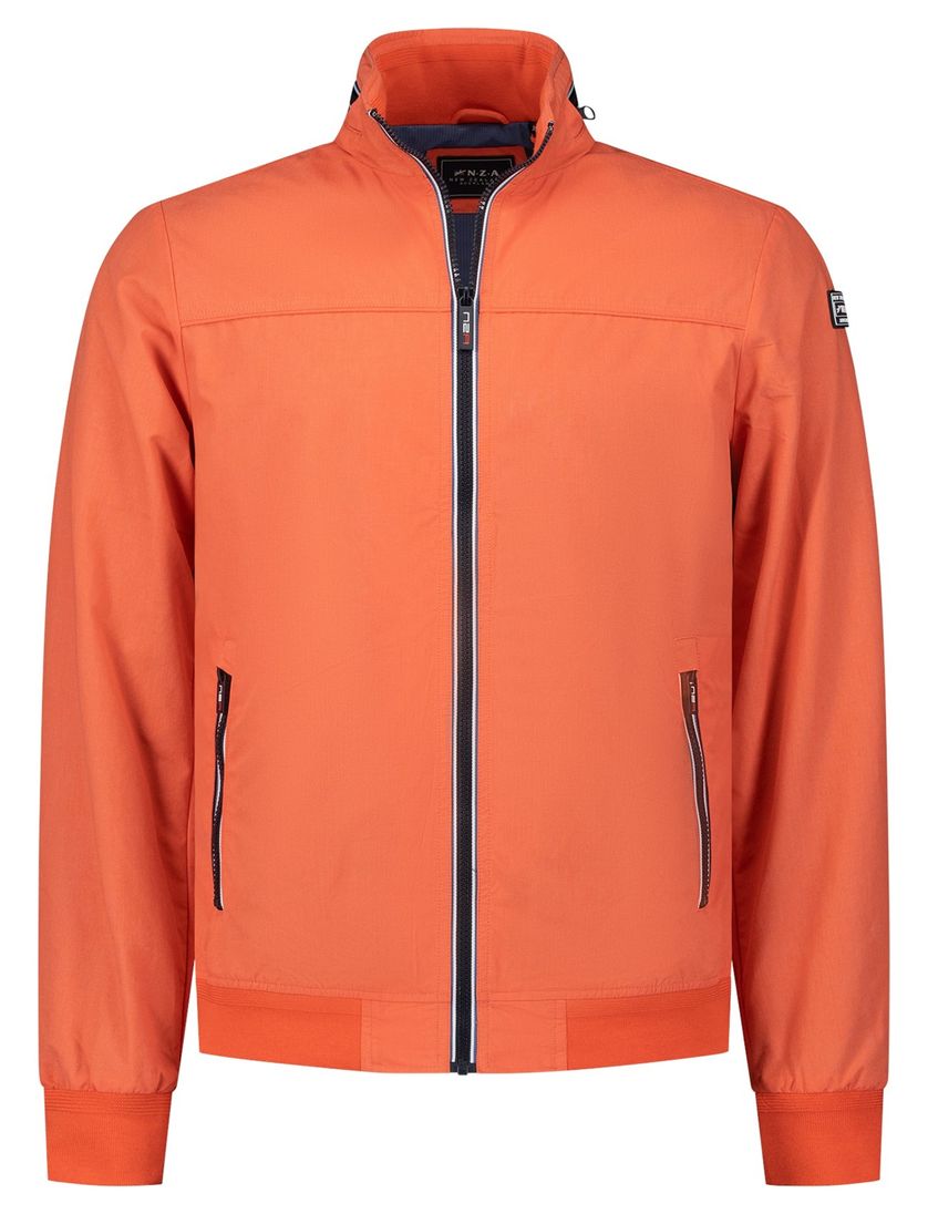 zomerjas New Zealand Troy oranje capuchon in kraag normale fit