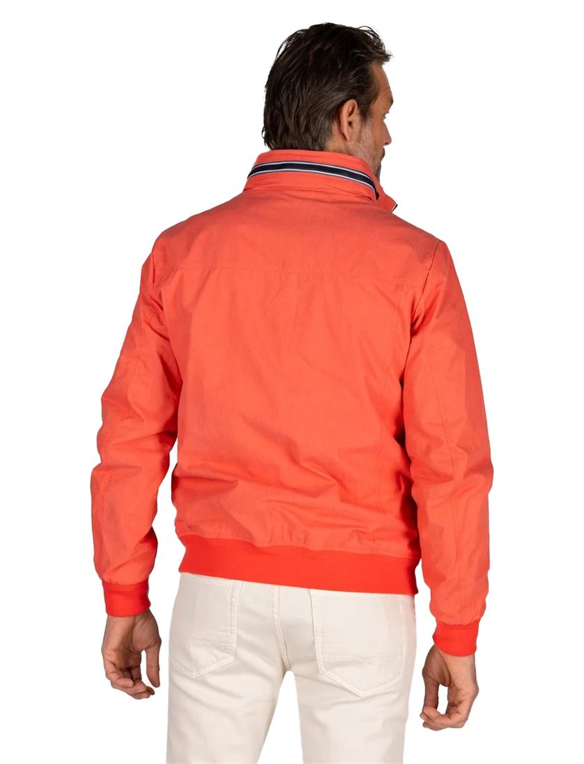 zomerjas New Zealand Troy oranje capuchon in kraag normale fit