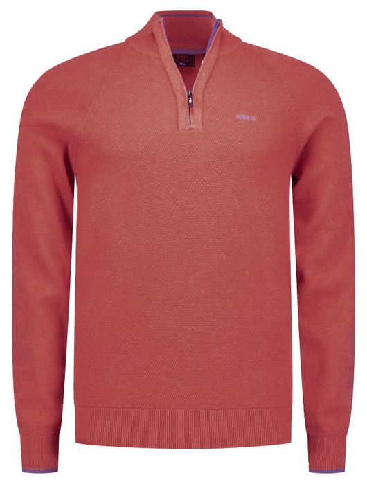 NZA half zip trui Ralph oranje