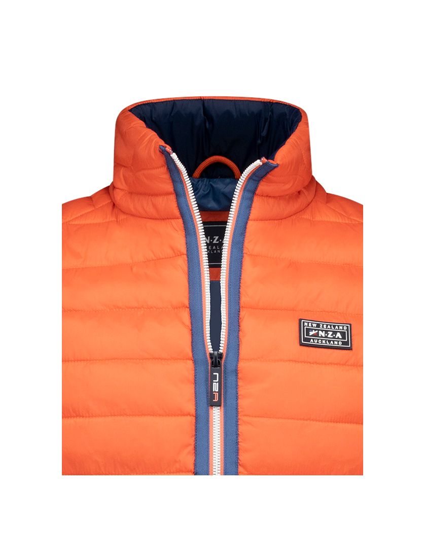 bodywarmer New Zealand effen oranje Harvey