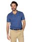 New Zealand poloshirt met band Sergio effen blauw