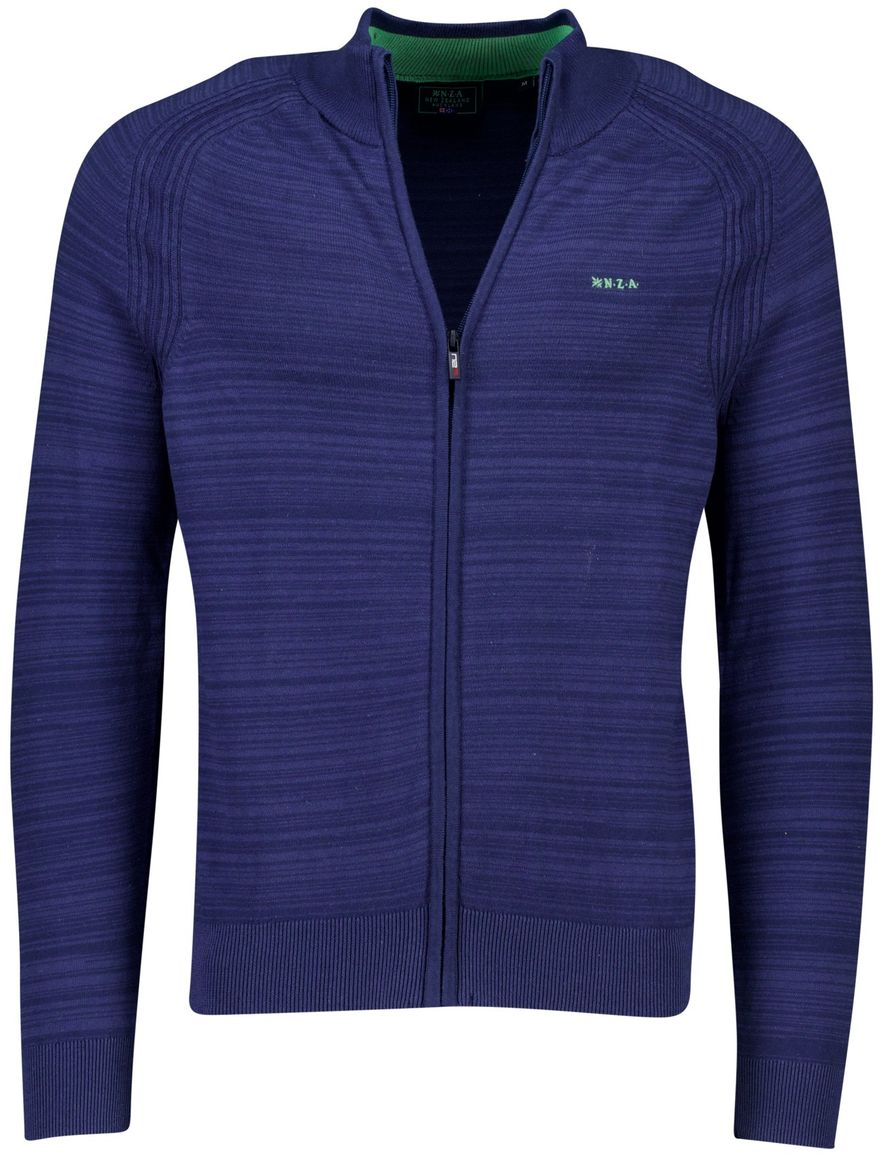 New Zealand vest blauw katoen