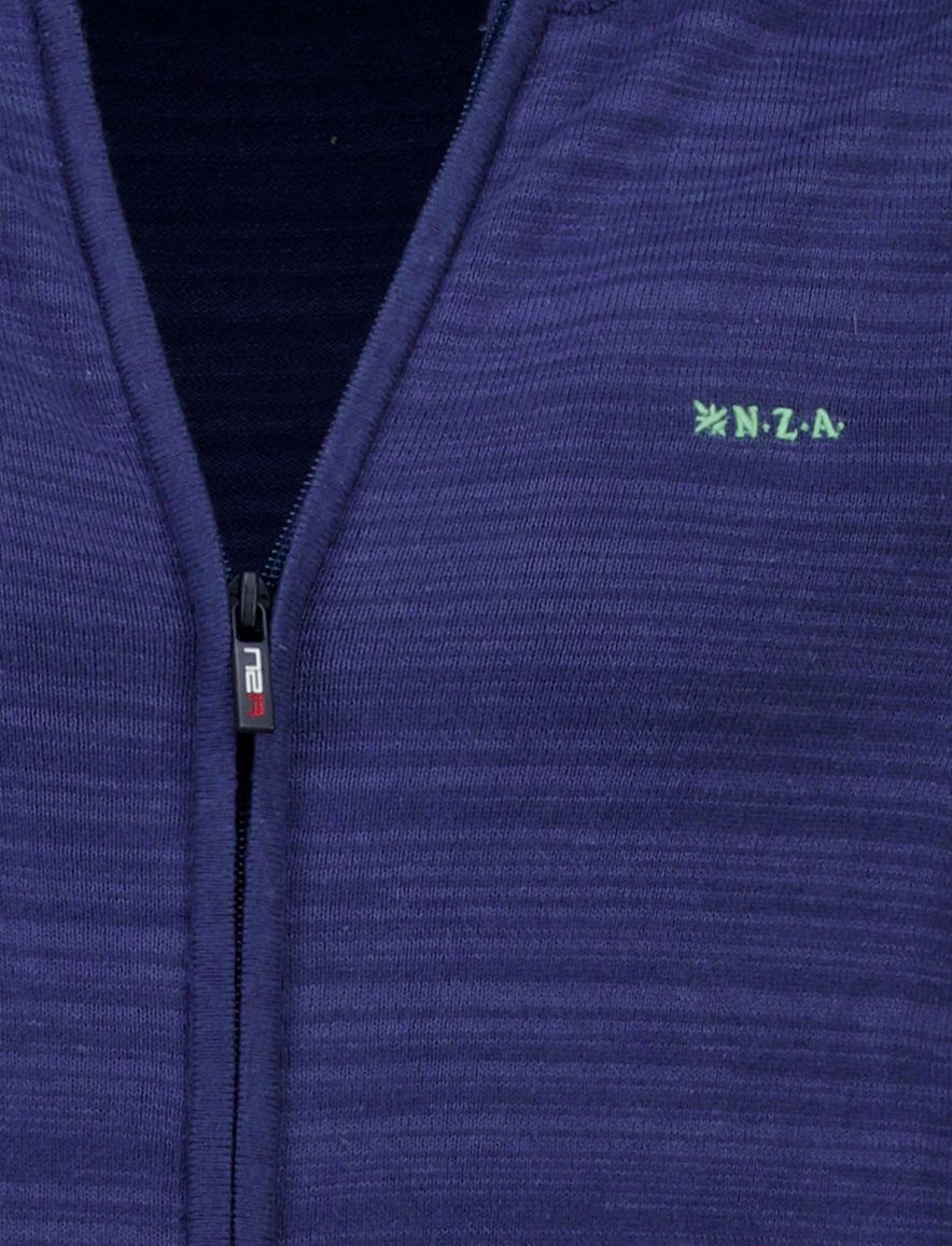 New Zealand vest blauw katoen