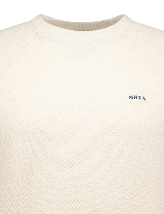 NZA trui ronde hals Alph beige