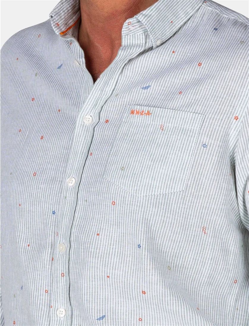 overhemd New Zealand groen gestreept Emerson