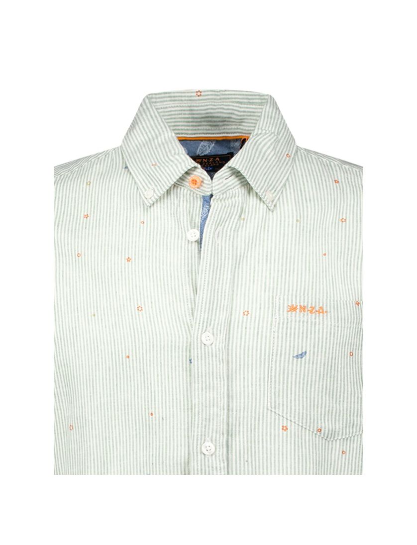 overhemd New Zealand groen gestreept Emerson