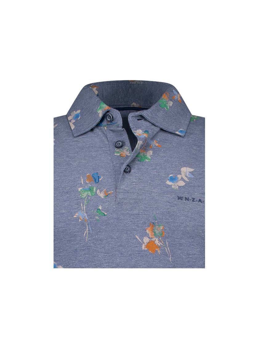 New Zealand polo donkerblauw Russel normale fit