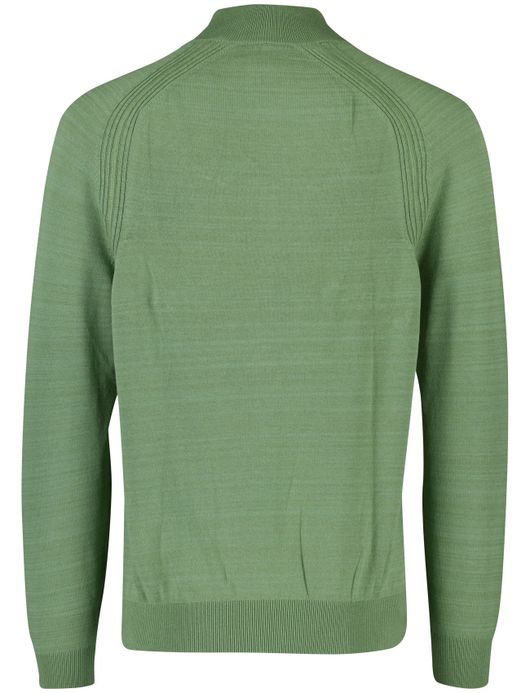 Gemeleerd NZA Oakley sweatvest groen katoen