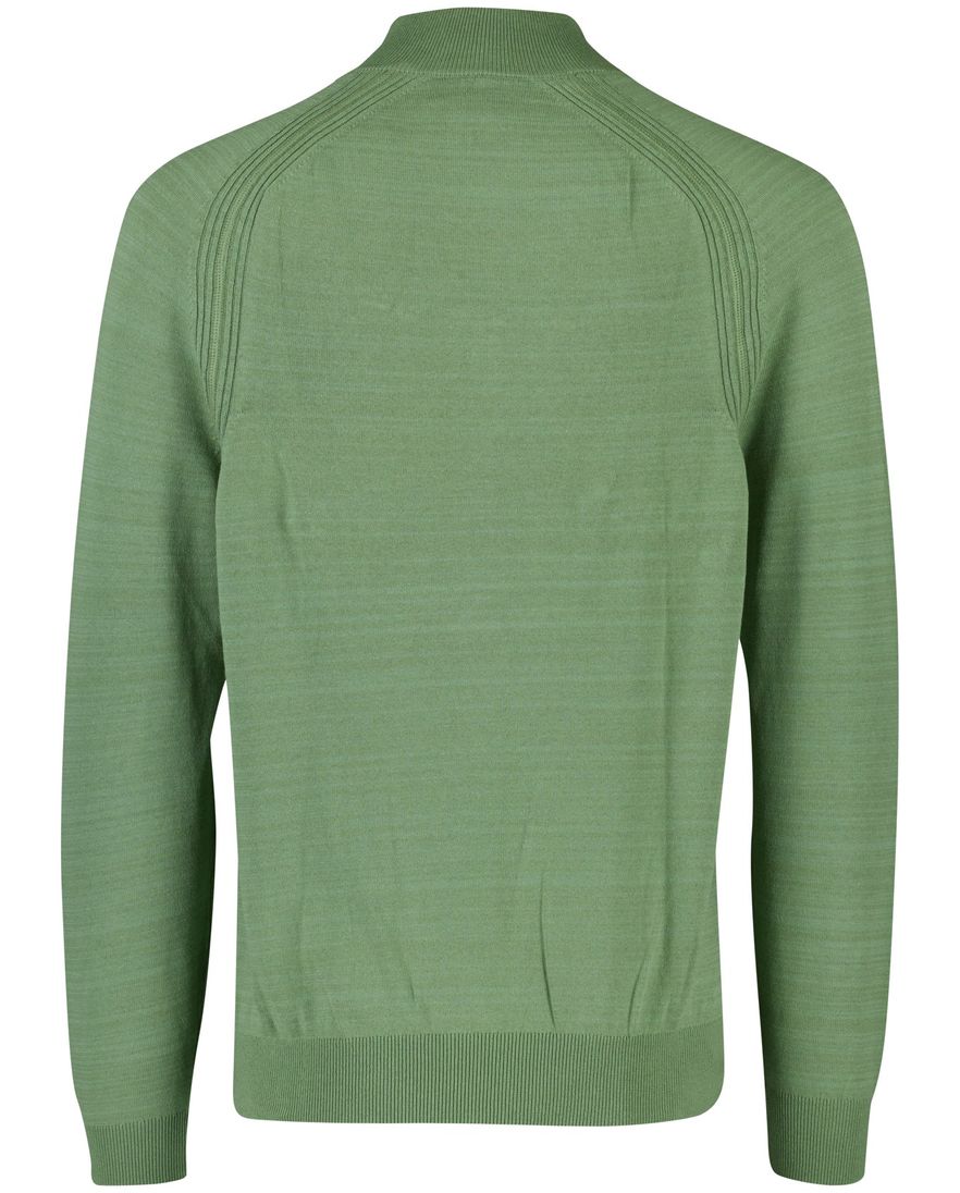 Gemeleerd NZA Oakley sweatvest groen katoen