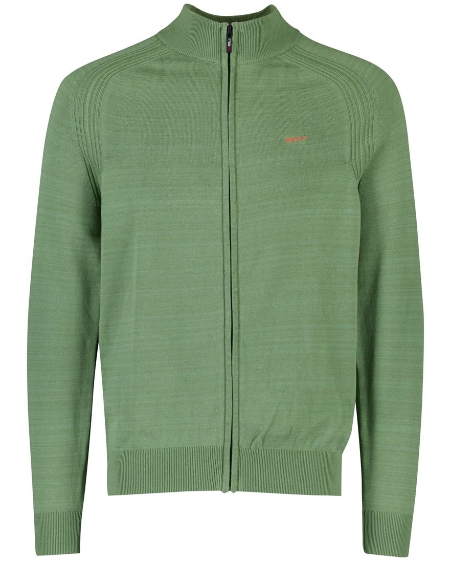 Gemeleerd NZA Oakley sweatvest groen katoen