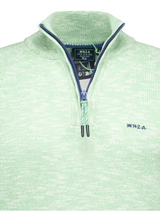 NZA Baylon half zip trui groen