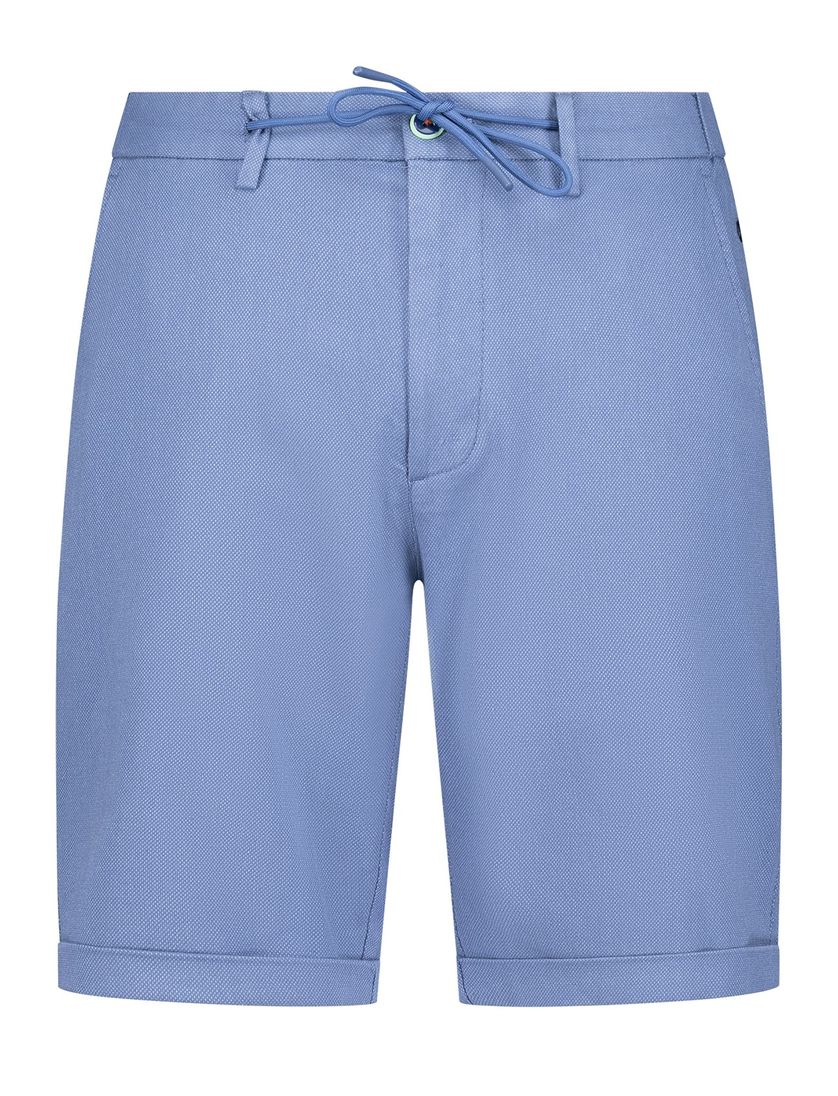 bermuda NZA blauw effen katoen