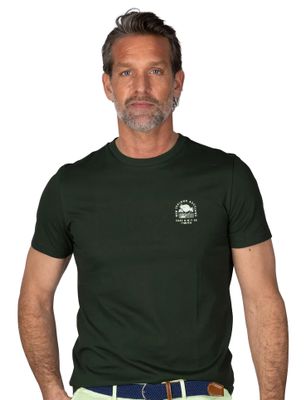 New Zealand New zealand t-shirt lichtblauw effen jersey katoen normale fit