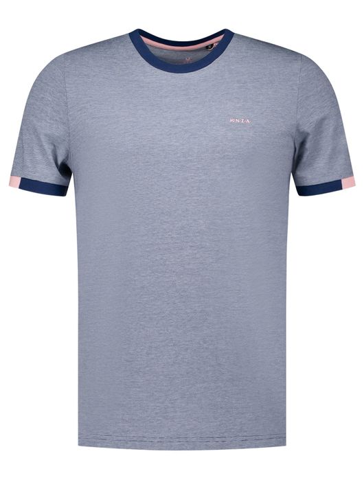 NZA t-shirt Royce blauw gemeleerd
