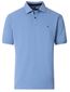 Casa Moda polo blauw katoen 3 knoops