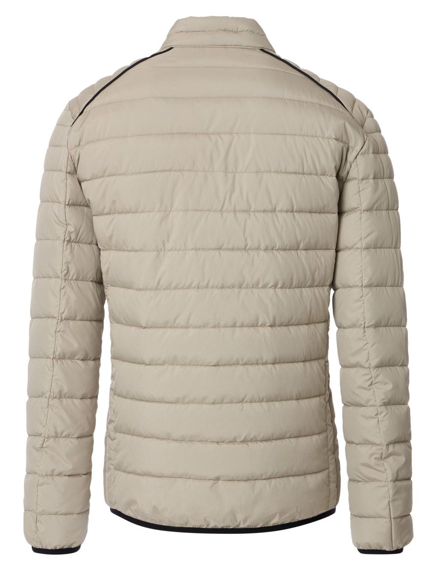 Casa Moda Tussenjas beige gewatteerd wijde fit