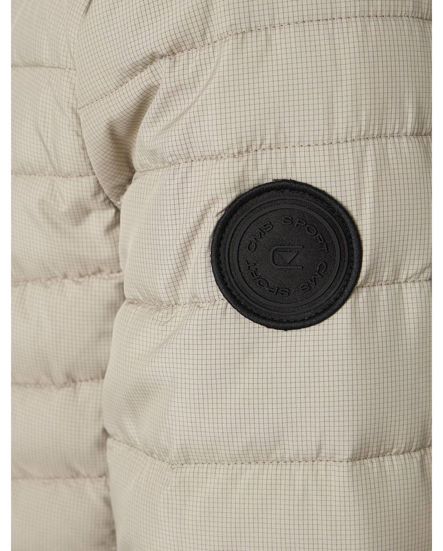 Casa Moda Tussenjas beige gewatteerd wijde fit