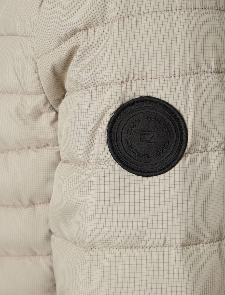 Casa Moda Tussenjas beige gewatteerd wijde fit