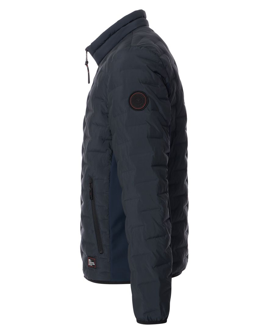 Casa Moda Tussenjas donkerblauw effen