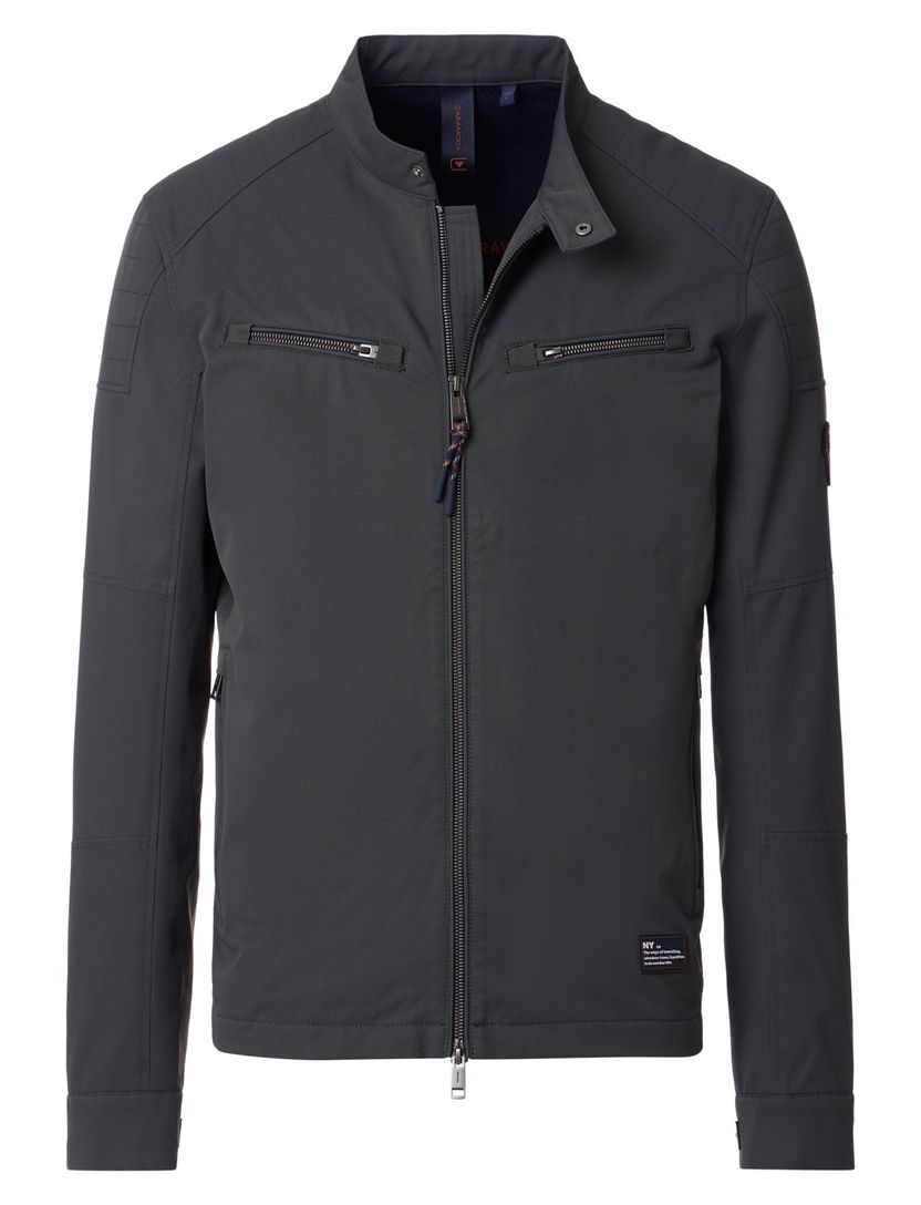 Casa Moda zomerjas groen borstzakken