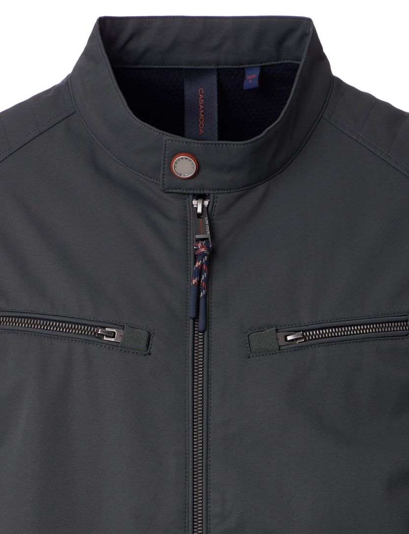 Casa Moda zomerjas groen borstzakken