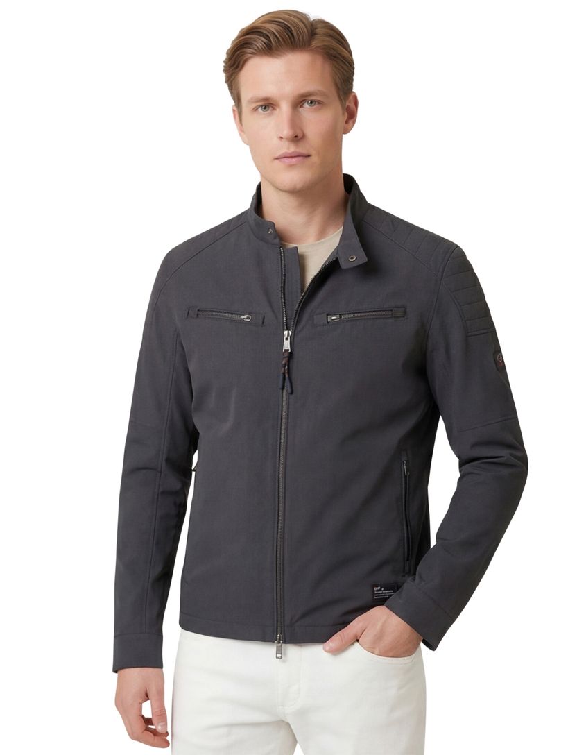 Casa Moda zomerjas groen borstzakken