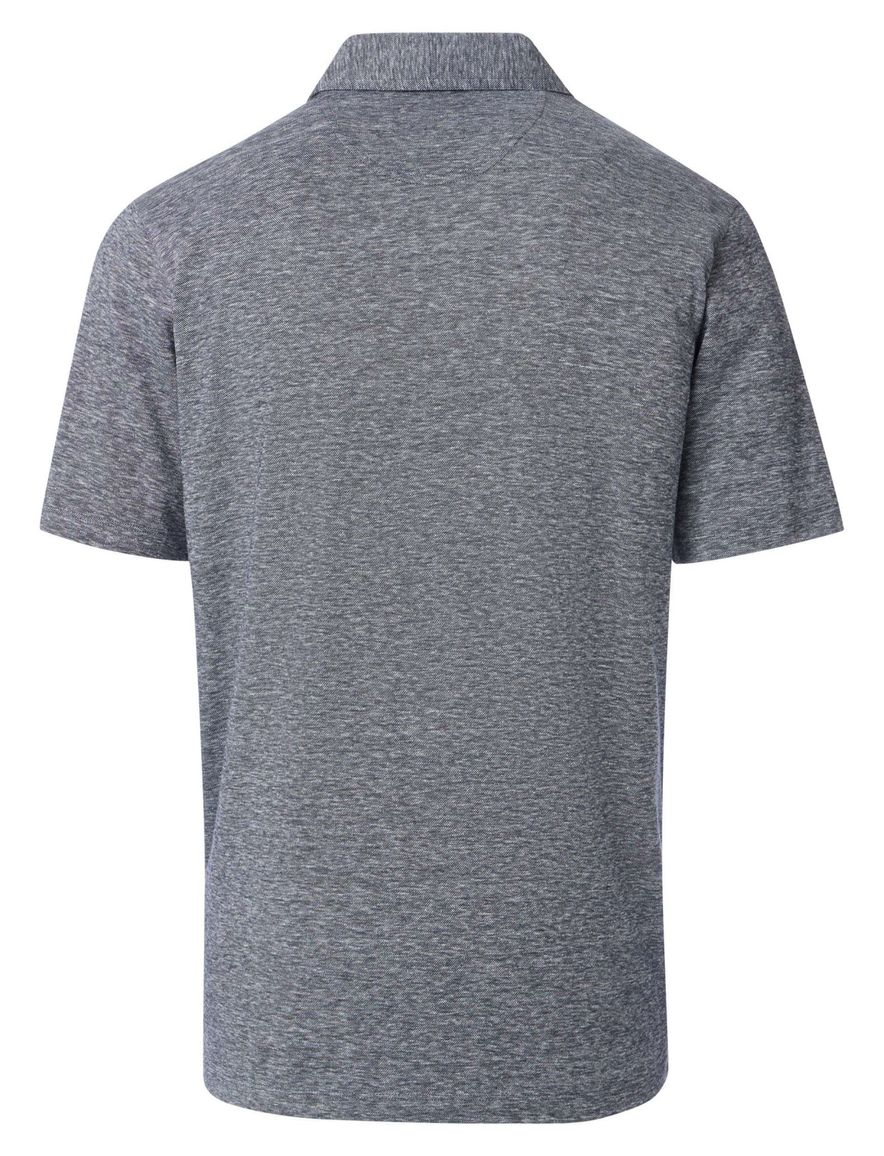 Casa Moda polo donkerblauw melange regular fit