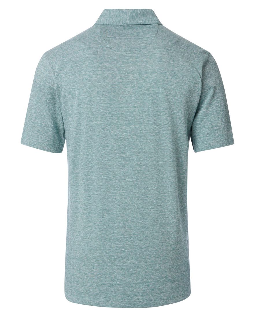 Casa Moda polo turquoise melange regular fit
