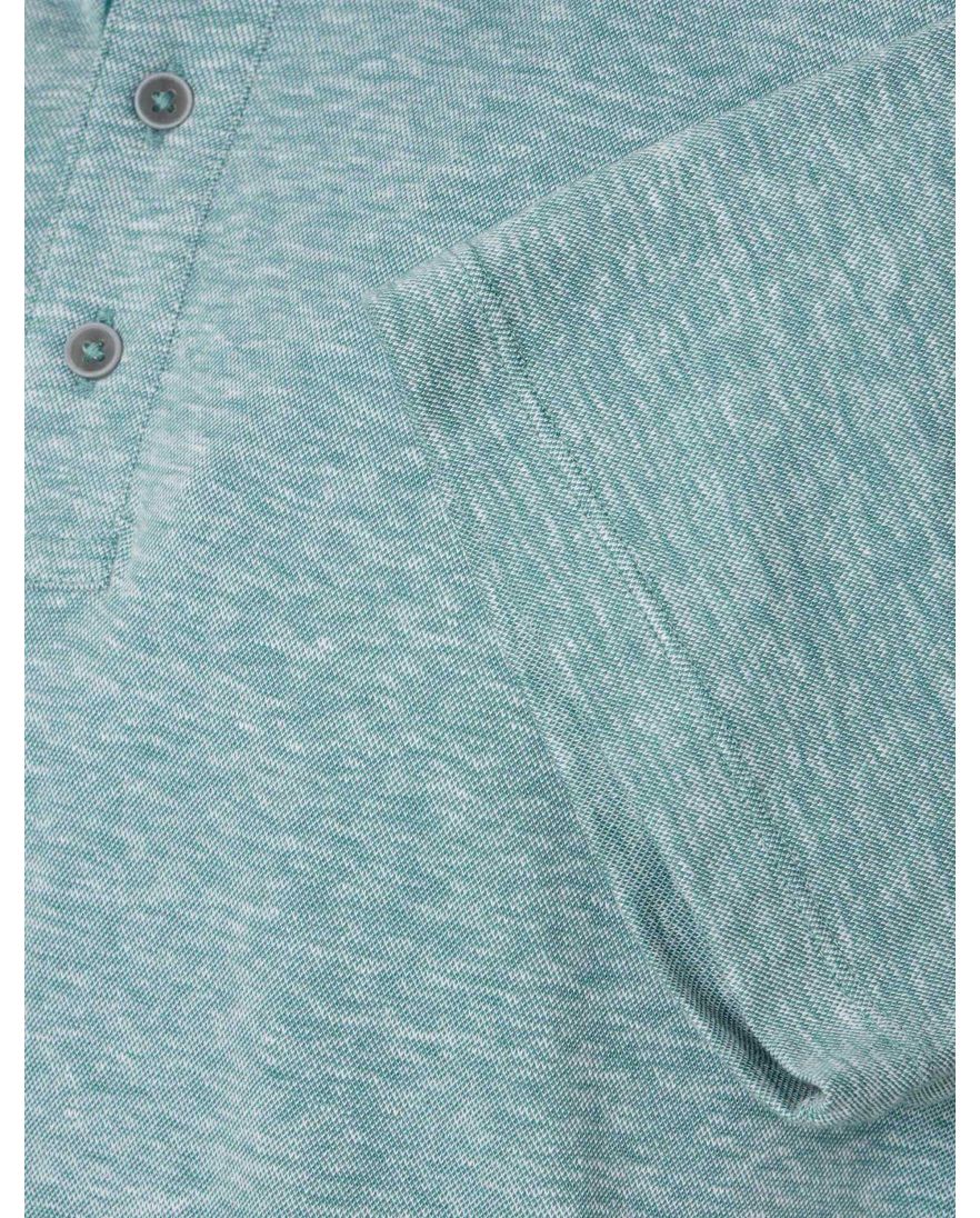 Casa Moda polo turquoise melange regular fit
