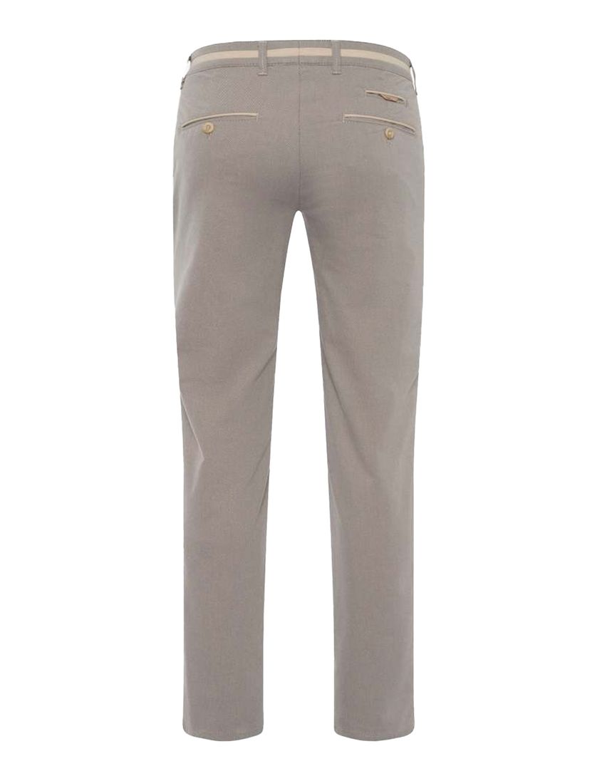 Brax Pantalon bruin katoenen effen