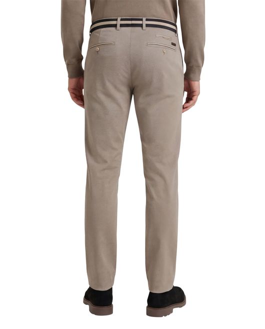 Brax Pantalon bruin katoenen effen