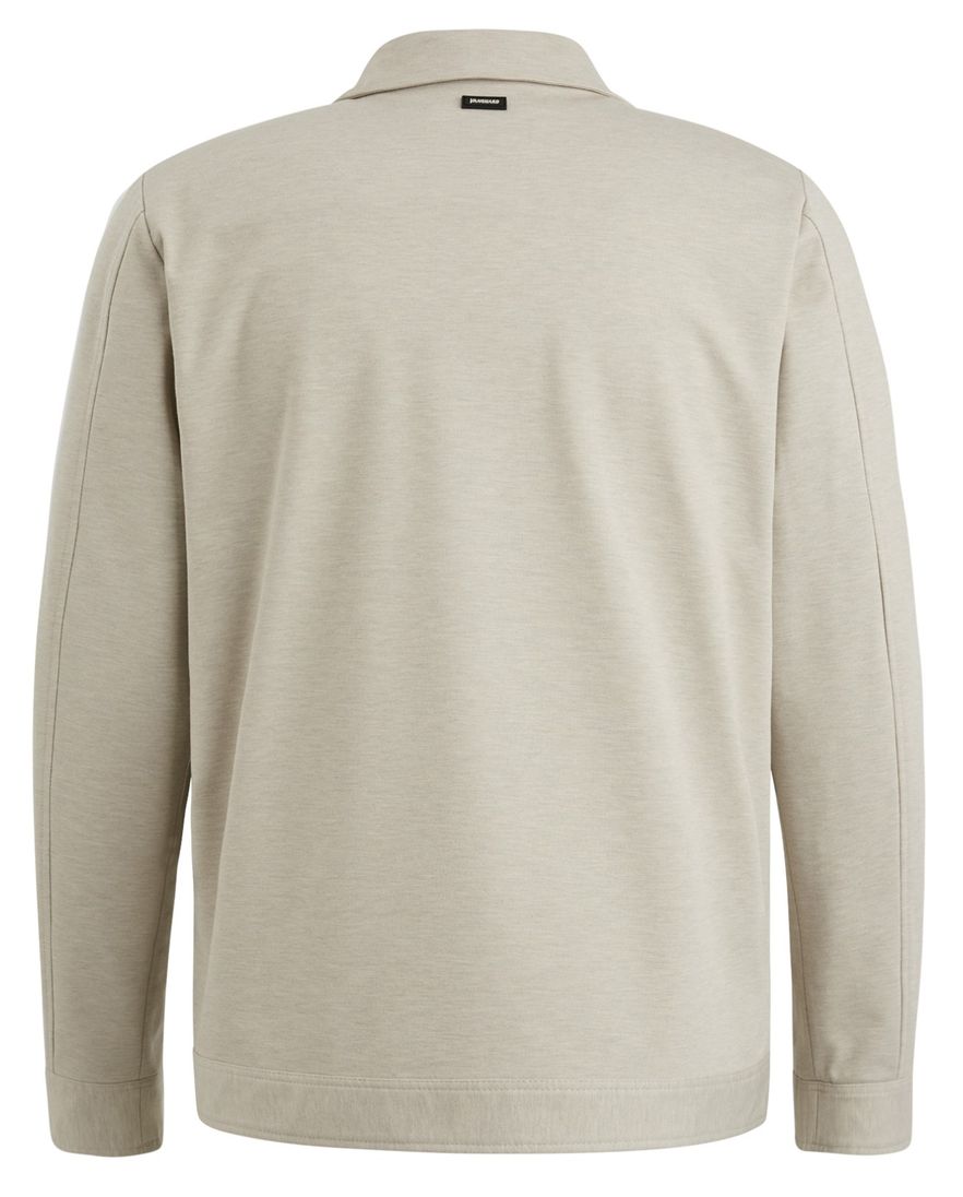 Vanguard overshirt beige effen normale fit
