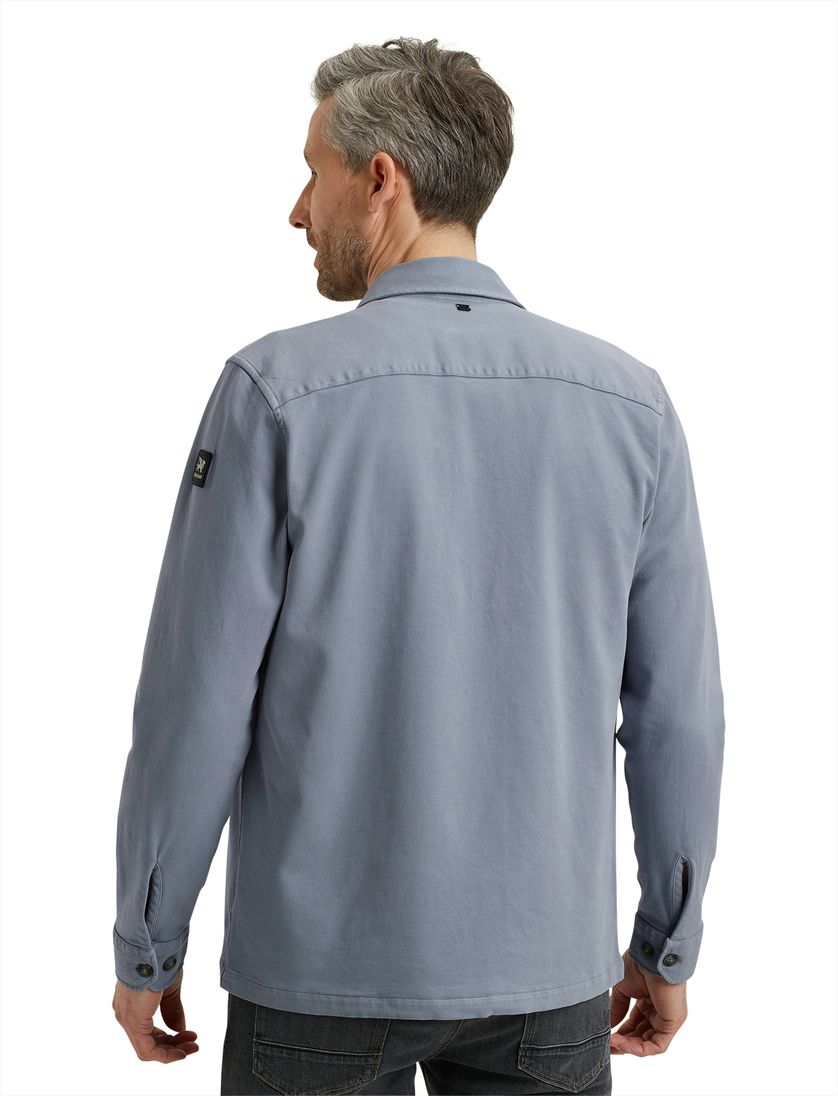 Vanguard overshirt grijs effen