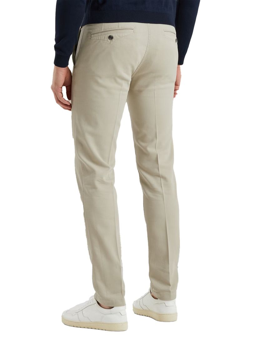 Vanguard pantalon beige katoen stretch