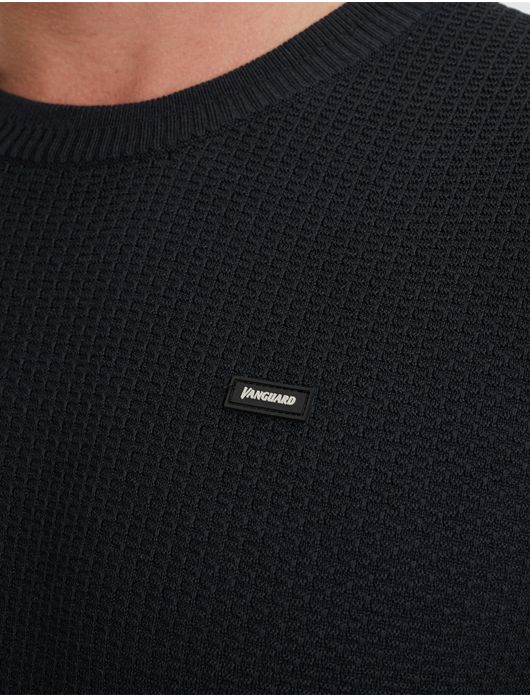 Vanguard T-shirt donkerblauw Cotton Modal