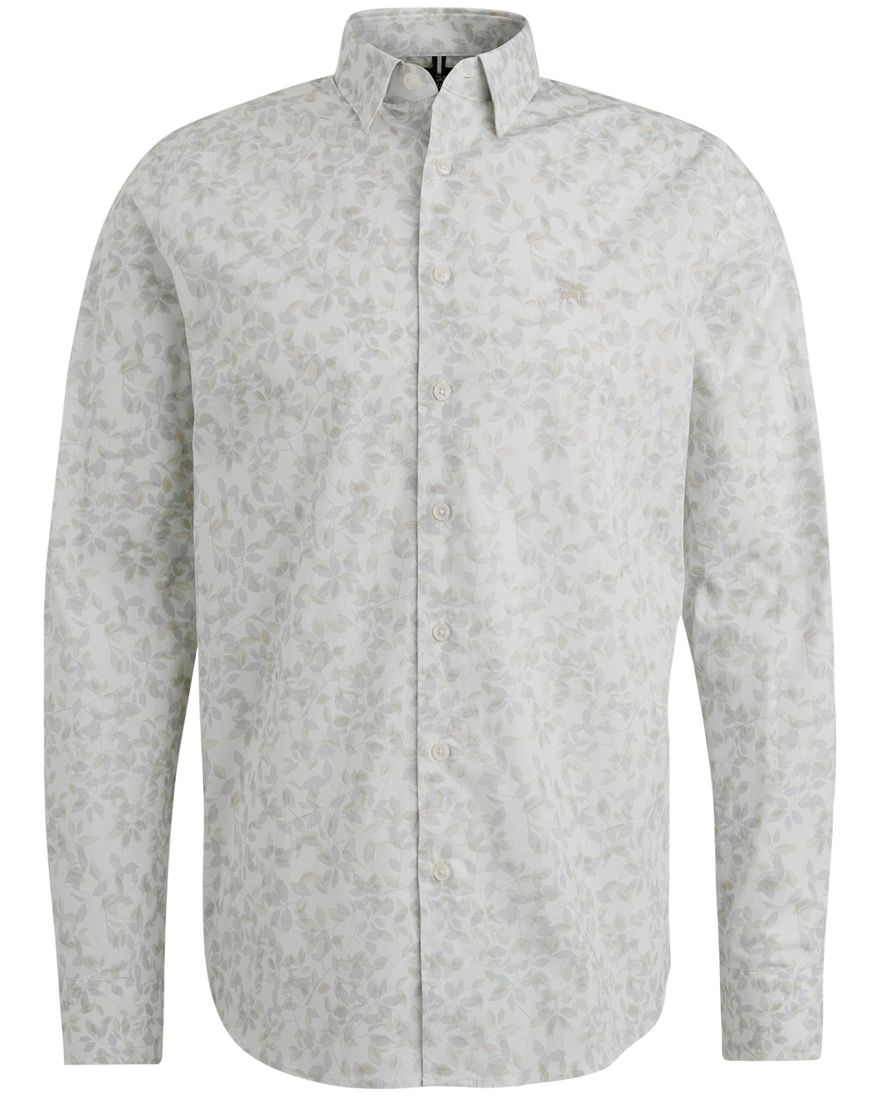 Vanguard overhemd printje wit lange mouw