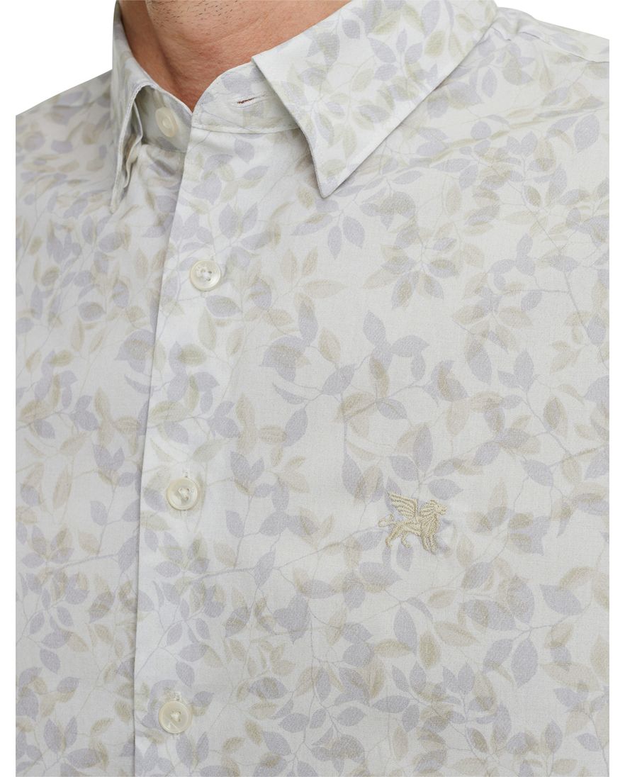 Vanguard overhemd printje wit lange mouw