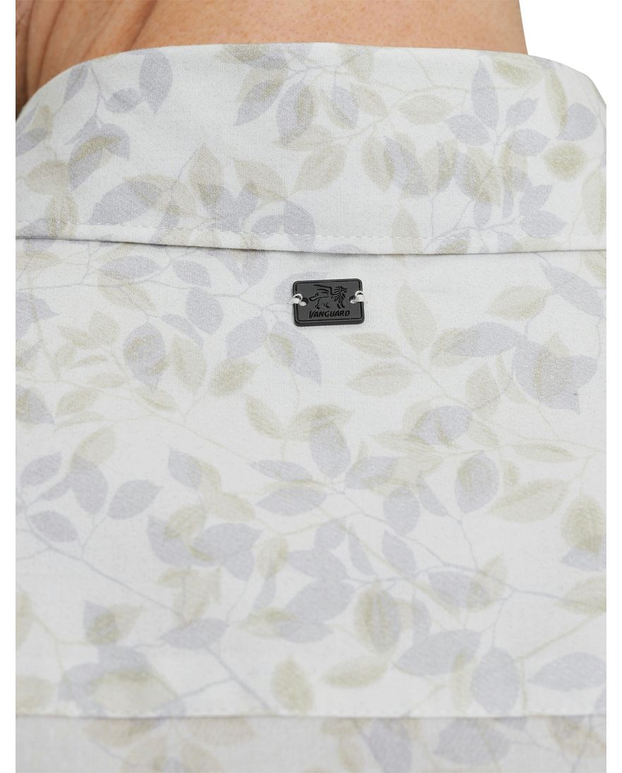 Vanguard overhemd printje wit lange mouw