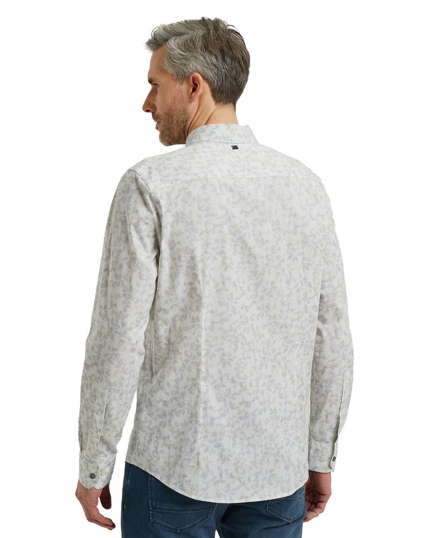 Vanguard overhemd printje wit lange mouw