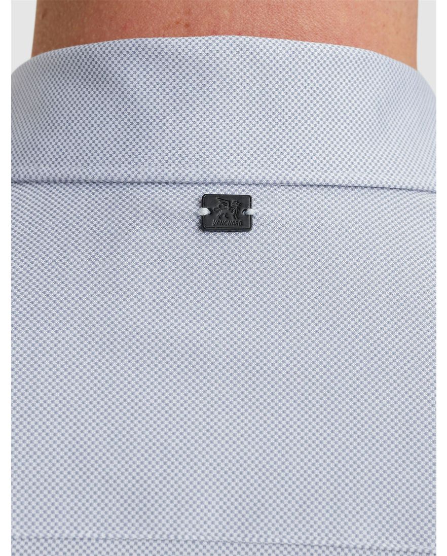Vanguard overhemd effen lichtblauw normale fit