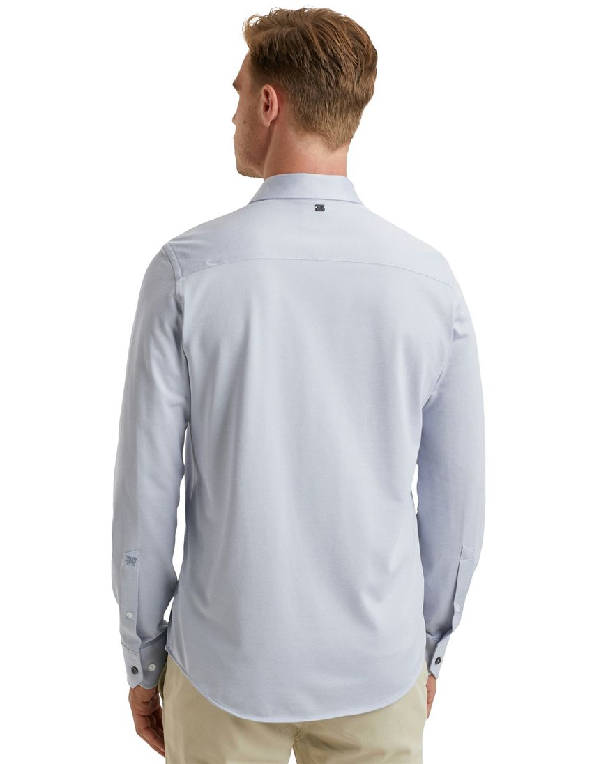 Vanguard overhemd effen lichtblauw normale fit