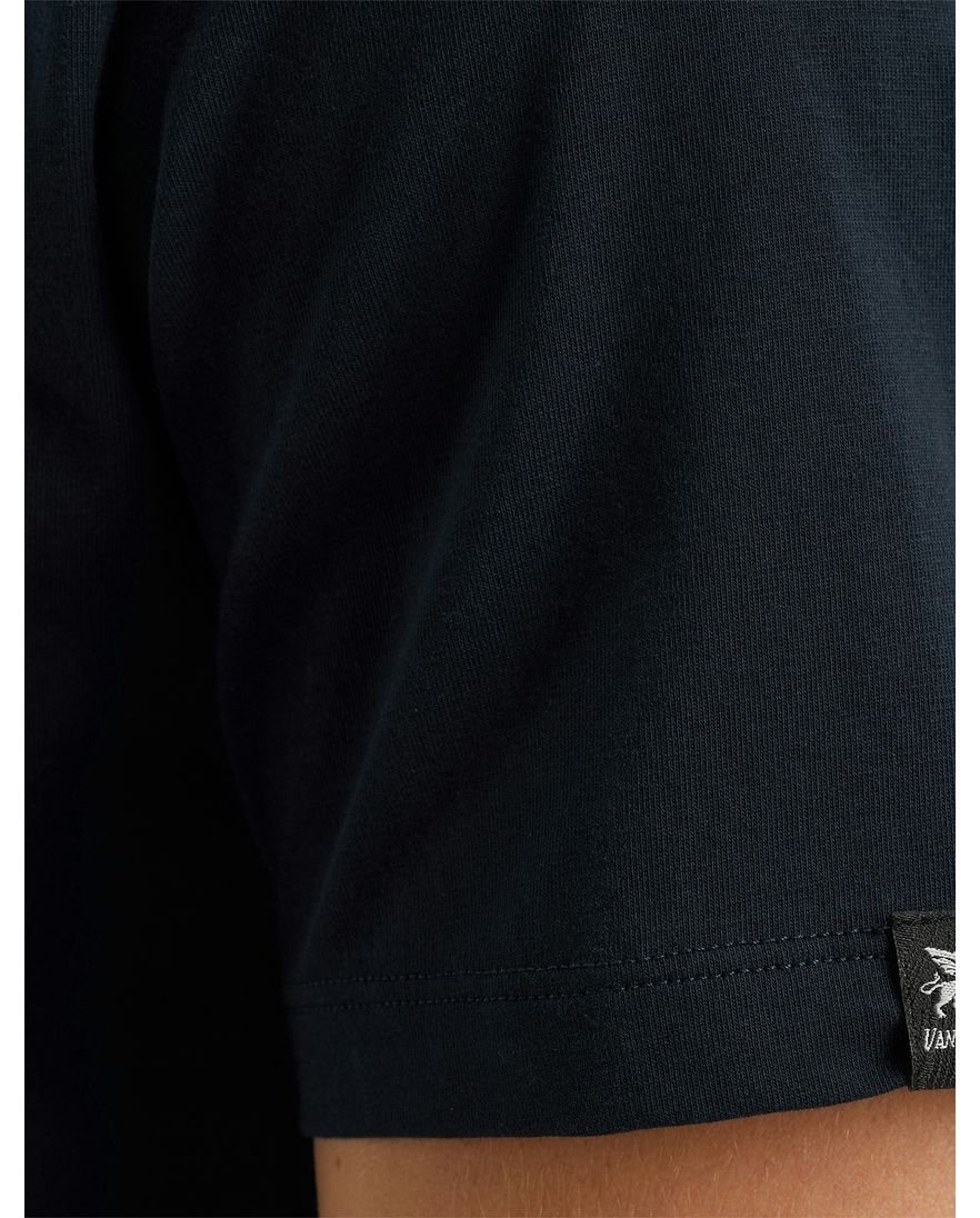 Vanguard t-shirt donkerblauw effen normale fit