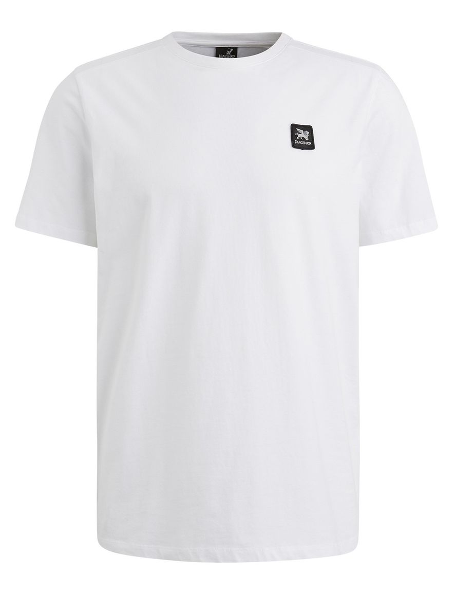 Vanguard t-shirt wit effen
